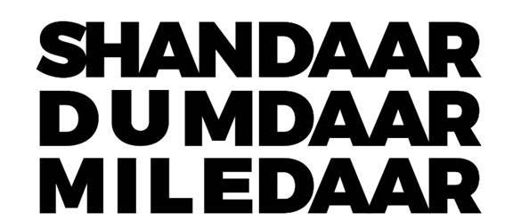 "shandaar Dumdaar Miledaar" Device mark 5050154 Trademark
