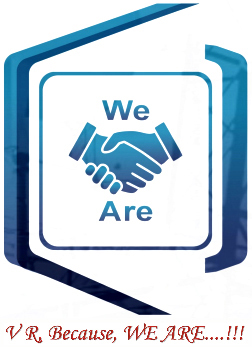 We Are, Vr, Because, We Are....!!! Device mark 5057532 Trademark