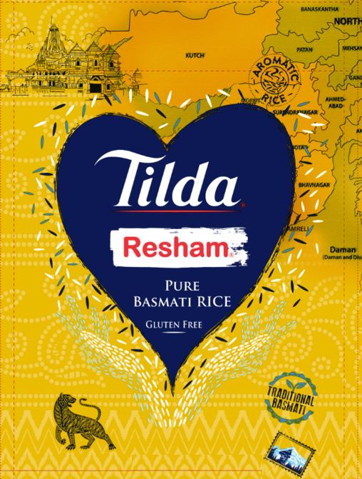 Tilda Resham Packaging Device mark 5076752 Trademark