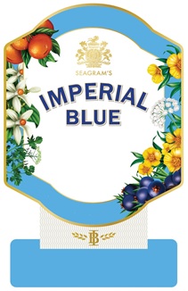 Imperial Blue Gin (label) Device mark 5077927 Trademark