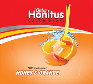 Dabur Honitus Honi-orange Device mark 5082218 Trademark