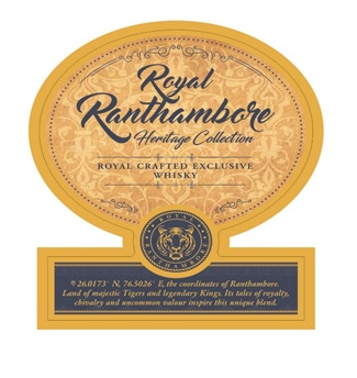Royal Ranthambore Heritage Collection Royal Crafted Exclusive Whisky (label) Device mark 5083211 Trademark