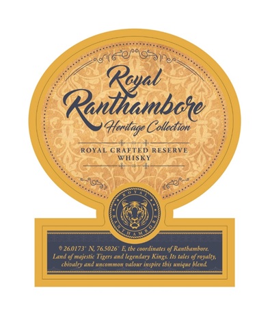 Royal Ranthambore Heritage Collection Royal Crafted Reserve Whisky (label) Device mark 5083215 Trademark