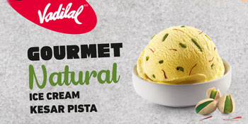 Vadilal Gourmet Natural Ice Cream Kesar Pista Device mark 5097501 Trademark