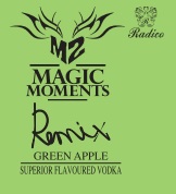 M2 Magic Moments Remix Green Apple Superior Flavoured Vodka (label) Device mark 5104057 Trademark