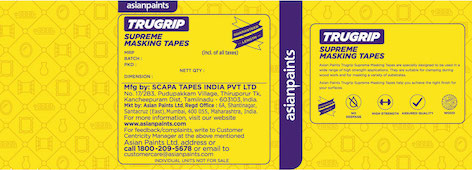 Asian Paints Trugrip Supreme Device mark 5115798 Trademark