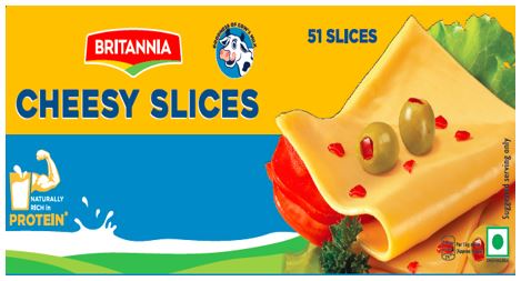 Britannia Cheesy Slices Device mark 5116423 Trademark