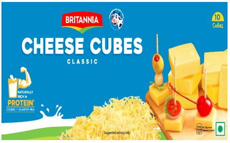 Britannia Cheese Cubes Device mark 5116420 Trademark