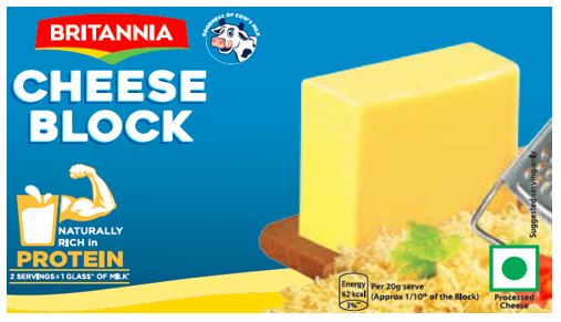 Britannia Cheese Block Device mark 5116426 Trademark