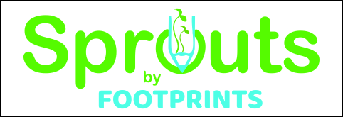 Sprouts With The Words By Footprints Device mark 5119658 Trademark