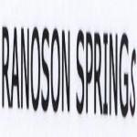 Ranoson Springs Device mark 5127236 Trademark