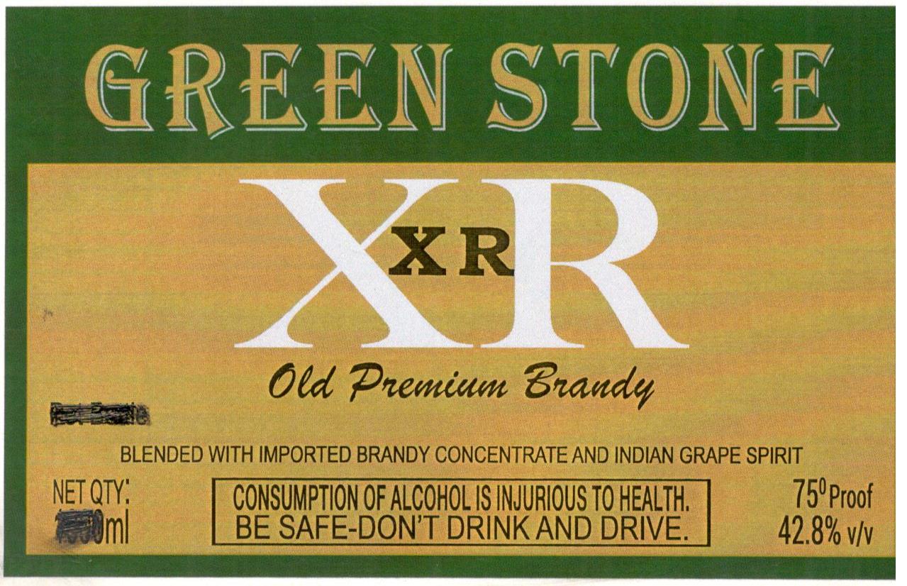 Green Stone Xr Old Premium Brandy (label) Device mark 5129441 Trademark