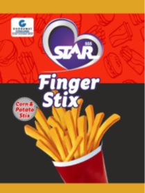 Star555 Finger Stix (trade Dress) Device mark 5158222 Trademark