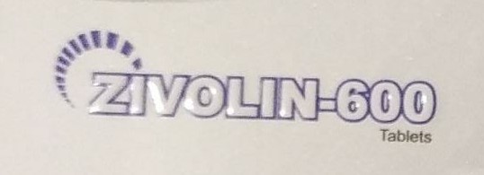 Zivolin - 600 Tablets With Logo Device mark 5173699 Trademark