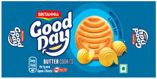 Britannia Good Day Butter Cookies Device mark 5186938 Trademark