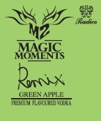 M2 Magic Moments Remix Green Apple Premium Flavoured Vodka (label) Device mark 5188688 Trademark