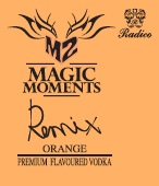 M2 Magic Moments Remix Orange Premium Flavoured Vodka (label) Device mark 5188690 Trademark