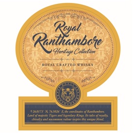 Royal Ranthambore Heritage Collection Royal Crafted Whisky Device mark 5198650 Trademark