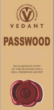 V-vedant-passwood Device mark 5199937 Trademark