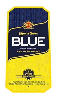Officer's Choice Blue Stellar Grain Whisky Device mark 5200524 Trademark