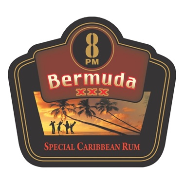 8 Pm Bermuda Xxx Special Caribbean Rum (label) Device mark 5203377 Trademark