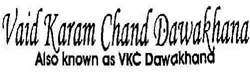 Vaid Karam Chand Dawakhana (logo) Device mark 2103959 Trademark