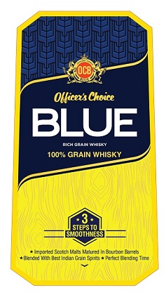 Officer's Choice Blue Rich Grain Whisky Device mark 5211541 Trademark