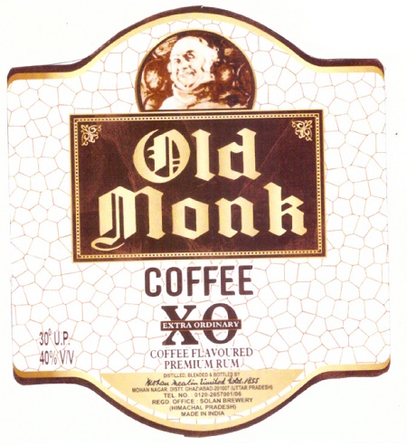 Old Monk Coffee Flavoured Premium Rum Device mark 5217761 Trademark