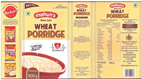 Mohun's Wheat Porridge Device mark 5217763 Trademark