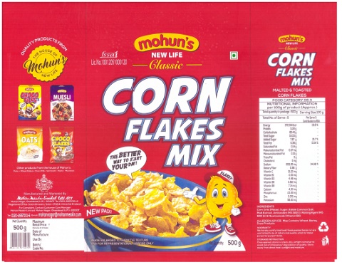 Mohun's Corn Flakes Mix Device mark 5217762 Trademark