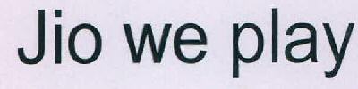 Jio We Play Device mark 2702297 Trademark