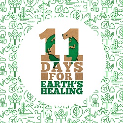 11 Days For Earth's Healing (with Logo) Device mark 5239918 Trademark