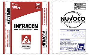 Infracem (packaging With Bag Lay Out ) Device mark 5251595 Trademark