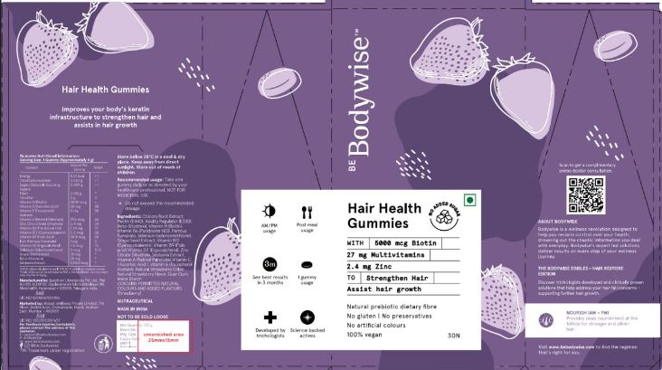 Be Bodywise Hair Health Gmmies Device mark 5280373 Trademark