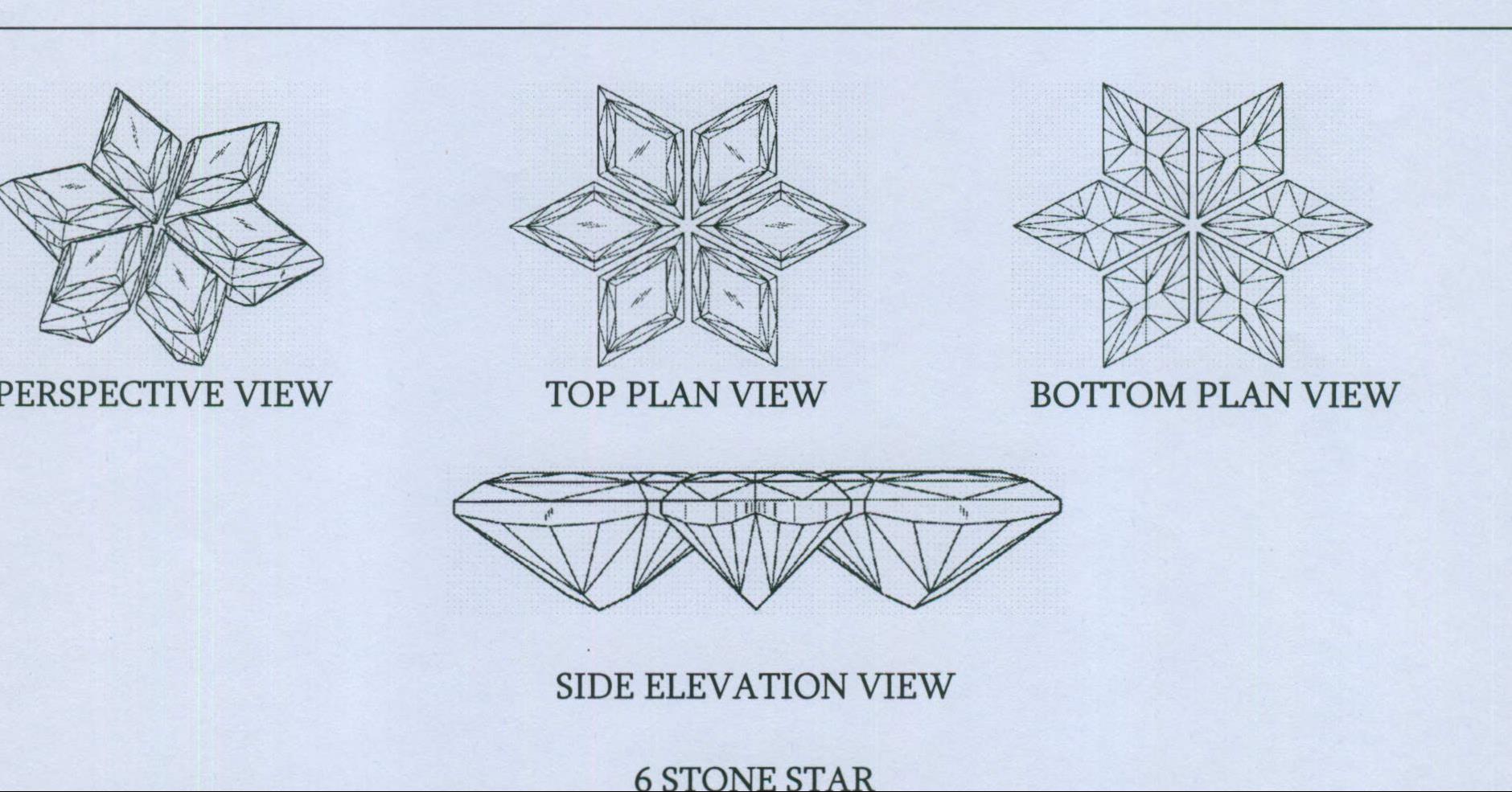 6 Stone Star Device mark 2045010 Trademark