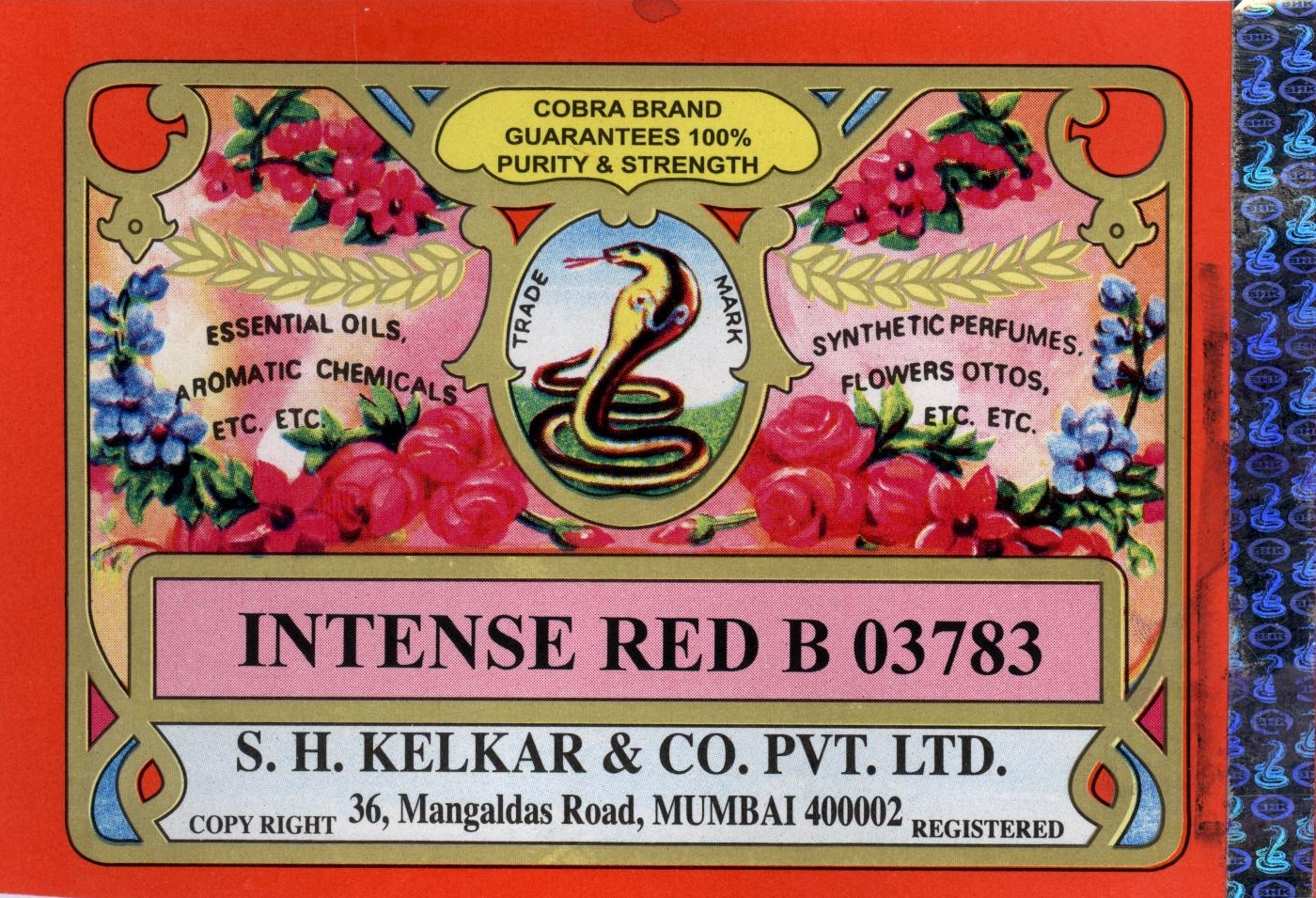 Intense Red B 03783 Device mark 2075802 Trademark