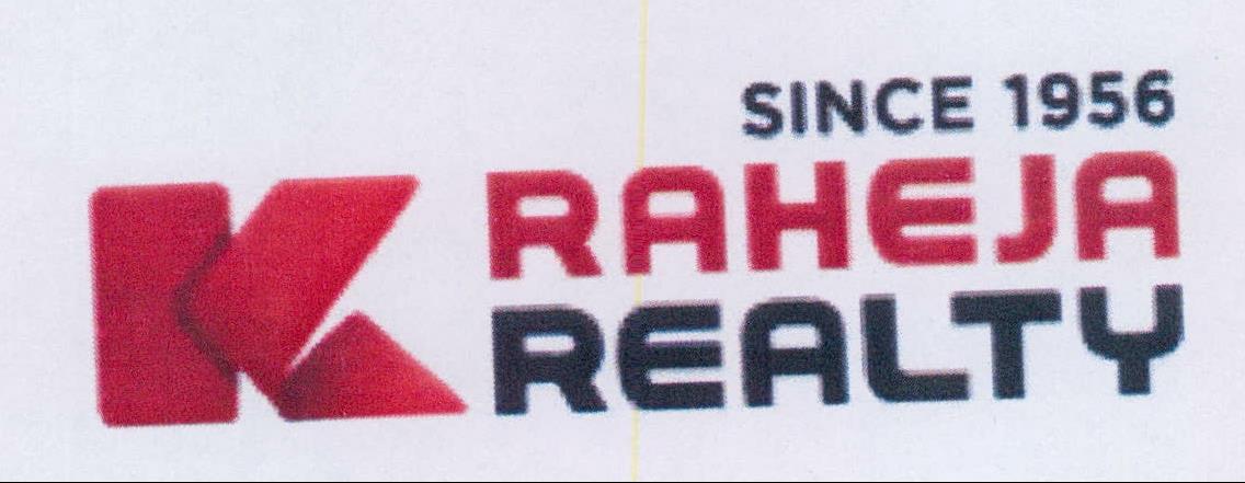 Since 1956 K Raheja Realty Device mark 2092502 Trademark
