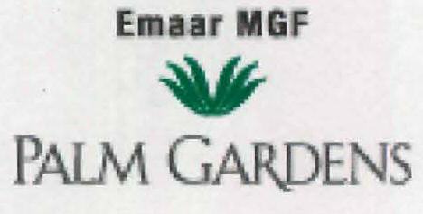Emaar Mgf Palm Gardens (with Device) Device mark 2096097 Trademark