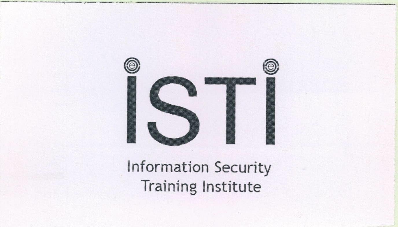 Isti Information Security Training Institute Device mark 2138737 Trademark