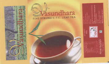 Vasundhara Tea (device Of Cup) Device mark 2153384 Trademark