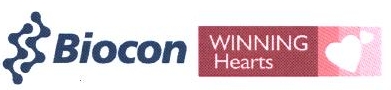 Biocon Winning Hearts Device mark 2154030 Trademark