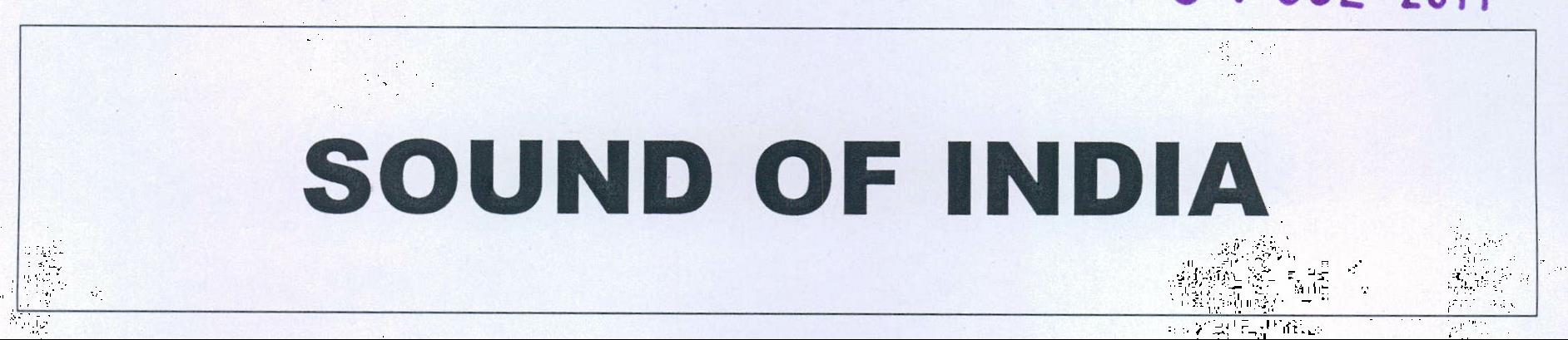 Sound Of India Device mark 2168991 Trademark