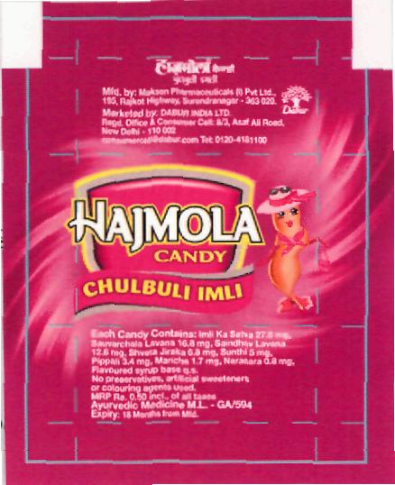Hajmola Candy Device mark 2201303 Trademark