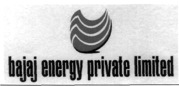 Bajaj Energy Private Limited (logo) Device mark 2208987 Trademark