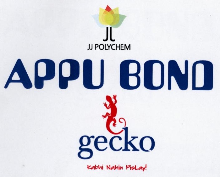 Jj Polychem Appu Bond Gecko Device mark 2274222 Trademark