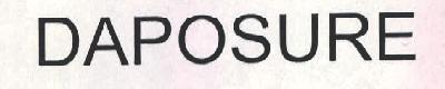 Daposure Device mark 2275367 Trademark