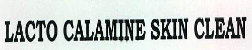 Lacto Calamine Skin Clean Device mark 2321031 Trademark