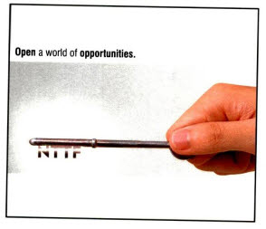 Open A World Of Opportunities. Nttf With Device Device mark 2341451 Trademark