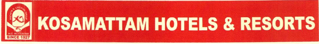 Kosamattam Hotels & Resorts Device mark 2428182 Trademark