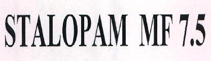 Stalopam Mf 7.5 Device mark 2433234 Trademark